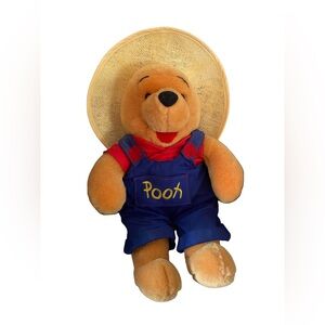 Disney Store - Fruit Stand Pooh - Vintage - 13"  NEW WITH TAGS